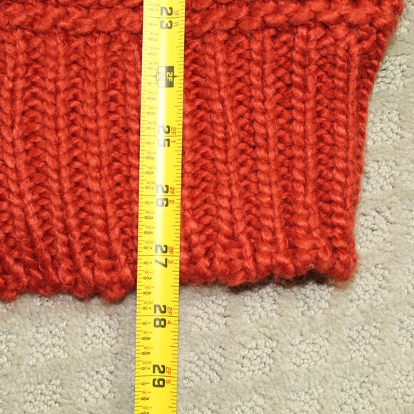 Forever 21 Women's Size S Burnt Orange Fringe Open Front Cardigan - Picture 5 of 6